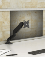 ICY BOX IB-MS203-T 17"-32" Monitor asztali tartó kar - Fekete