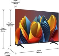 Hisense 43" 43E7NQ 16:9 4K UHD Smart QLED TV
