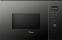 Midea MBMTG925H-BK Beépíthető Mikrohullámú Sütő 25L 900W - Fekete