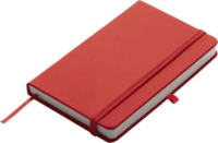 Studio 68 A6 100 lapos gumipántos vonalas jegyzetfüzet - Piros