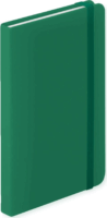 Studio 68 A6 100 lapos gumipántos vonalas jegyzetfüzet - Zöld