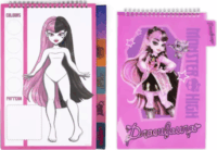 Monster High: Divattervező vázlatfüzet matricákkal