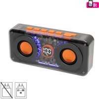 SAL MECHAPOWER Bluetooth hordozható hangszóró és Lejátszó 20 Watt - Narancssárga / Fekete