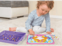 Quercetti: Mosaic Pin tündér pötyi 300 darabos képkészítő készlet