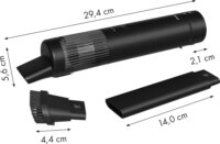 Zwilling XTEND Vezeték nélküli kézi Porszívó Akku nélkül - Fekete