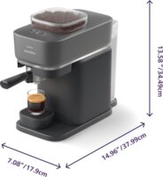Philips Barista Automata Kávéfőző 1550 Watt - Fekete