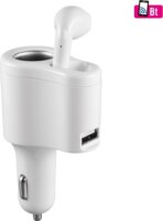SAL SABT 31 Wireless Bluetooth Fülhallgató Headset Autós töltővel - Fehér