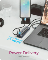 ICY BOX IB-HUB1450-C31 10-port USB-C HUB 48W (10x USB-C 3.2)