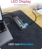 ICY BOX IB-HUB1450-C31 10-port USB-C HUB 48W (10x USB-C 3.2)