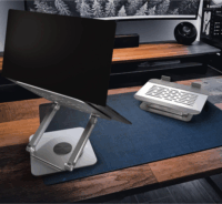 ICY BOX IB-NH300-R Állítható / Dönthető 17" Laptop Asztali Állvány - Ezüst