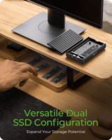 ICY BOX IB-2817M-C32 USB-C 3.2 Külső M.2 SSD Ház - Fekete