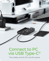 ICY BOX IB-2817M-C32 USB-C 3.2 Külső M.2 SSD Ház - Fekete