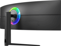 LC-Power 49" LC-M49QCK 32:9 DQHD LCD Ívelt Gaming Monitor 120Hz - Fekete