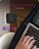 ICY BOX IB-PS111-PD Univerzális Hálózati Gyorstöltő (12-20V / 3,25A / 65W)