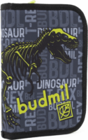 Budmil S12 Egyrekeszes Töltetlen Tolltartó Fiúknak - Dinó Mintás