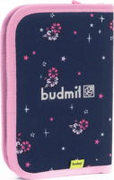 Budmil S9 Egyrekeszes Töltetlen Tolltartó Lányoknak - Unikornis Mintás