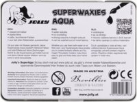 Jolly Superwaxies Aquarell Zsírkréta Készlet - Vegyes Színek (10db)