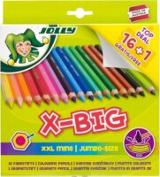 Jolly X-Big Hatszöglető "HB" Színes Ceruza Készlet (17db)