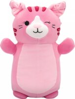 Squishmallows HugMees Geraldine rózsaszín skót lógófülű cica plüssfigura 25 cm