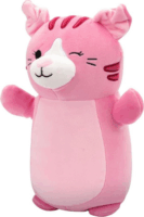 Squishmallows HugMees Geraldine rózsaszín skót lógófülű cica plüssfigura 25 cm