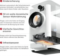 Astropet Mercury Series Intelligens Öntisztító Macska alomdoboz 68L - Fehér