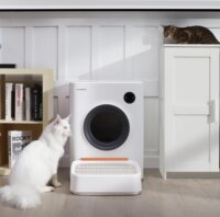 Astropet Mercury Series Intelligens Öntisztító Macska alomdoboz 68L - Fehér