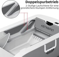 Astropet Helios Intelligens Öntisztító Macskaalomdoboz 68L - Fehér