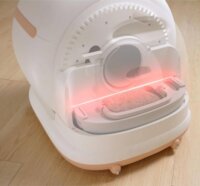 Astropet Neptune Series Intelligens Öntisztító Macskaalomdoboz 72L - Fehér/Rózsaszín