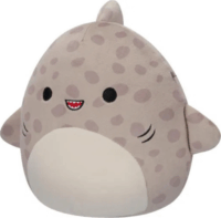 Squishmallows Azi a szürke leopárdcápa plüssfigura 20 cm