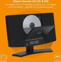 Denver MC-5220B Sztereo Bluetooth Mikro HiFi Rendszer - Fekete