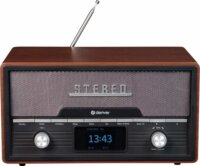 Denver MDA-525DW Asztali DAB+/FM Retro Rádió CD lejátszóval - Barna