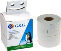G&G (Dymo 99012 / S0722400) 36 x 89mm Etikett Címke tekercs 2db (260 címke / tekercs)
