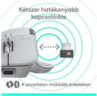 Logitech MX Master 4 Vezeték nélküli Bluetooth Egér - Halványszürke