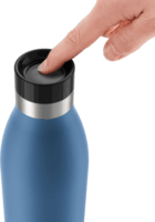 Emsa Bludrop Eco Dupla Falú Utazó Termosz Kulacs 0,7L - Kék