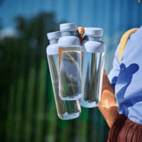 Mepal Vita Műanyag Kulacs 900ml - Szürke / Kék