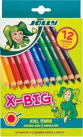 Jolly X-Big Hatszögletű Extra Vastag Színes Ceruza Készlet (12db / csomag)