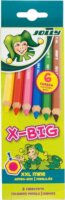Jolly X-Big Hatszögletű Extra Vastag Színes Ceruza Készlet (6db / csomag)
