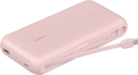 Belkin BPB024HQPK Powerbank 20.000mAh pink 30W + USB-C kábel - Rózsaszín