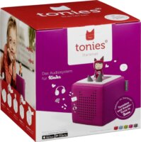 Tonies Toniebox Starterset gyermek hangdoboz 3 Watt - Málna színű