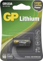 GP CR123A Lítium Fotóelem 3V (1db / csomag)