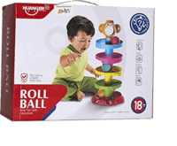 Huanger Színes spirálos labdapálya bébijáték