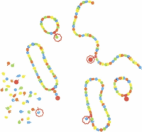 Simba Art&Fun 250 db-os Neon Snap gyöngykészlet