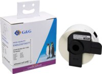 G&G 38 x 90 mm Etikett címke Brother DK-11208 hőnyomtatókhoz (400 címke/tekercs)