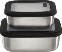 Gefu 12781 Nemesacél Ételtároló Készlet 1,3L + 2,6L (2db)