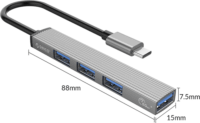 Orico AH-13-GY-EP USB-C 4-port HUB (1xUSB-A 3.0, 3xUSB-A 2.0)
