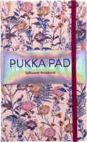 Pukka Pad Bloom A5 192 oldalas vonalas gumipántos notesz - Mintás