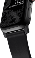 Nomad NM01198185 Apple Watch Műbőr Okosóra szíj 46/49 mm - Fekete