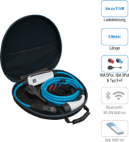 NRGkick Light Type-2 Elektromos autó töltőkábel készlet 5m (11kW - 16A)