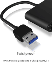 ICY BOX IB-CR301-U3 Multi USB-C 3.0 Külső kártyaolvasó