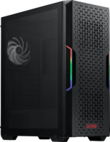 Adata XPG Starker Air Midi Torony Számítógépház + 2db 120mm ARGB ventilátor - Fekete